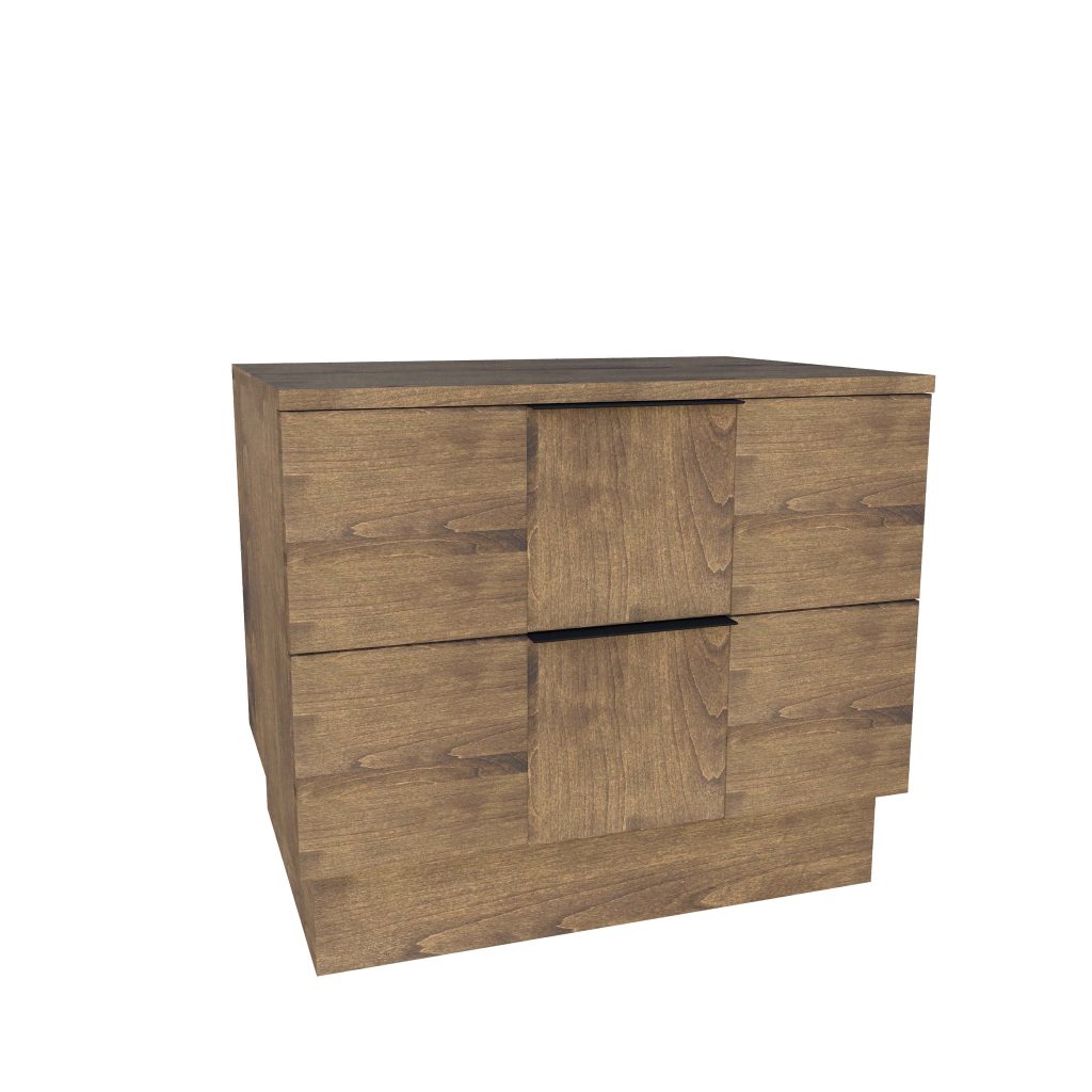 American Modern II 28'' Two-Drawer Nightstand