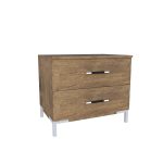 American Modern II 28'' Two-Drawer Nightstand