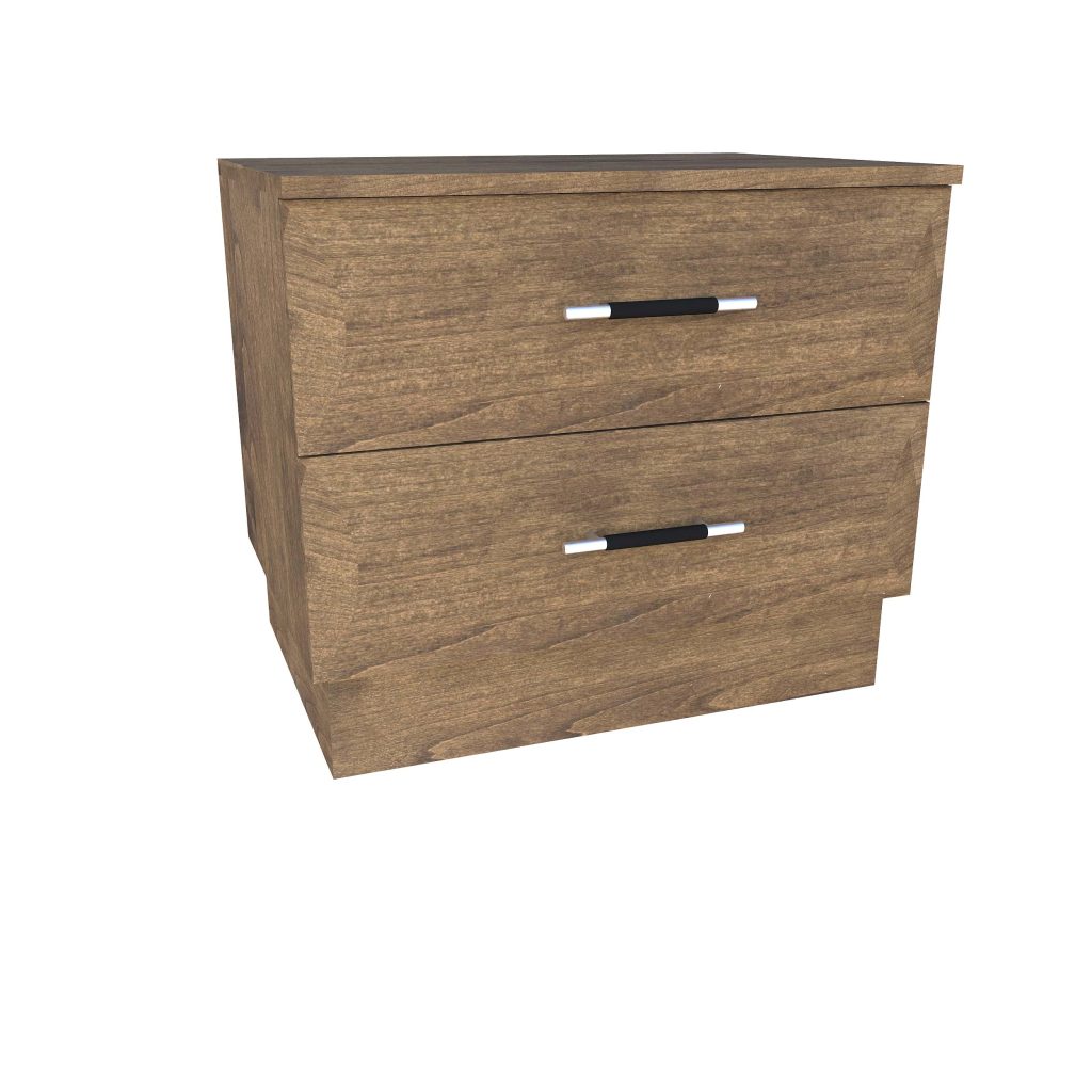 American Modern II 28'' Two-Drawer Nightstand