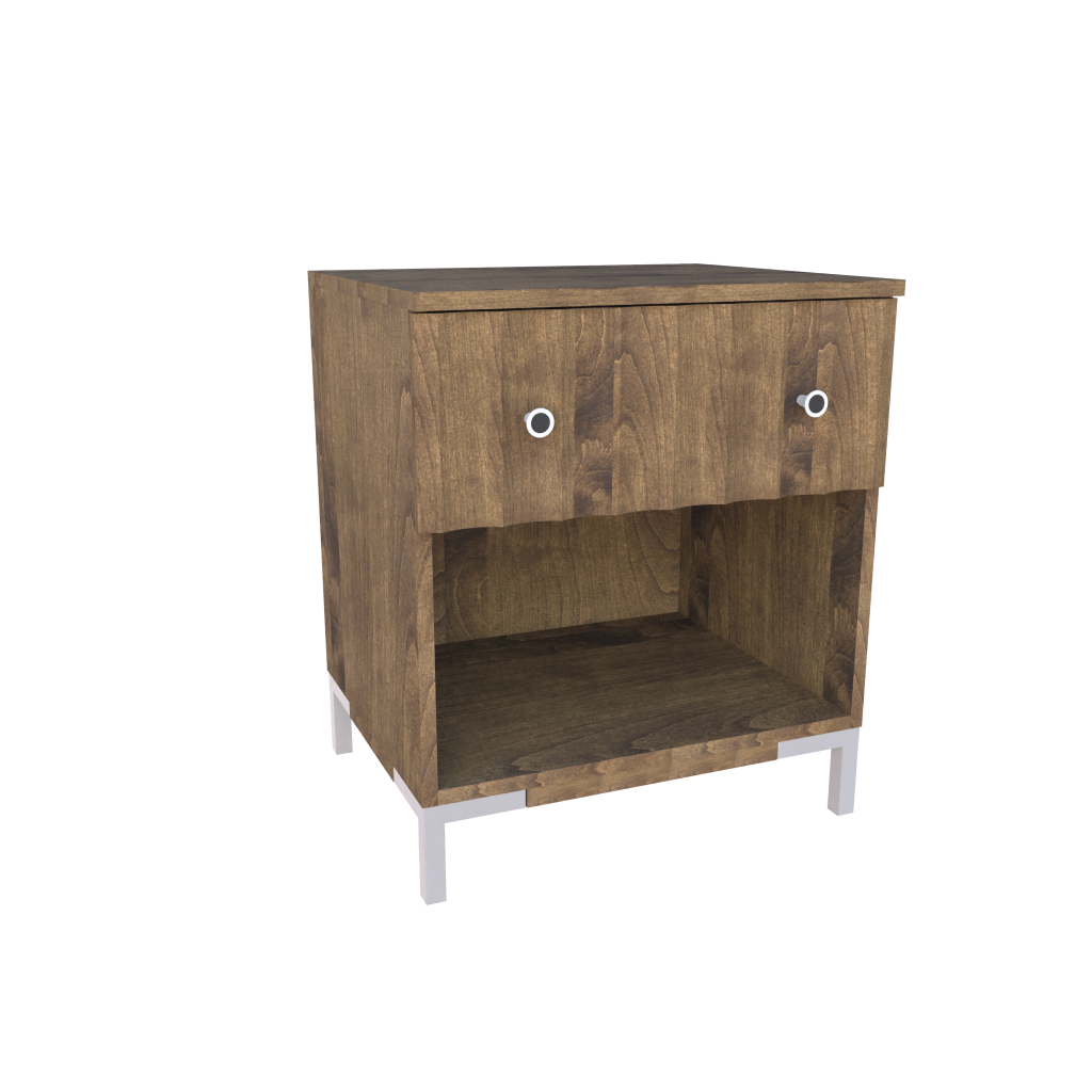 American Modern II 24'' One-Drawer Nightstand