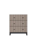 American Modern 28'' Three-Drawer Bedside Chest
