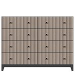 American Modern  56'' Eight-Drawer Dresser