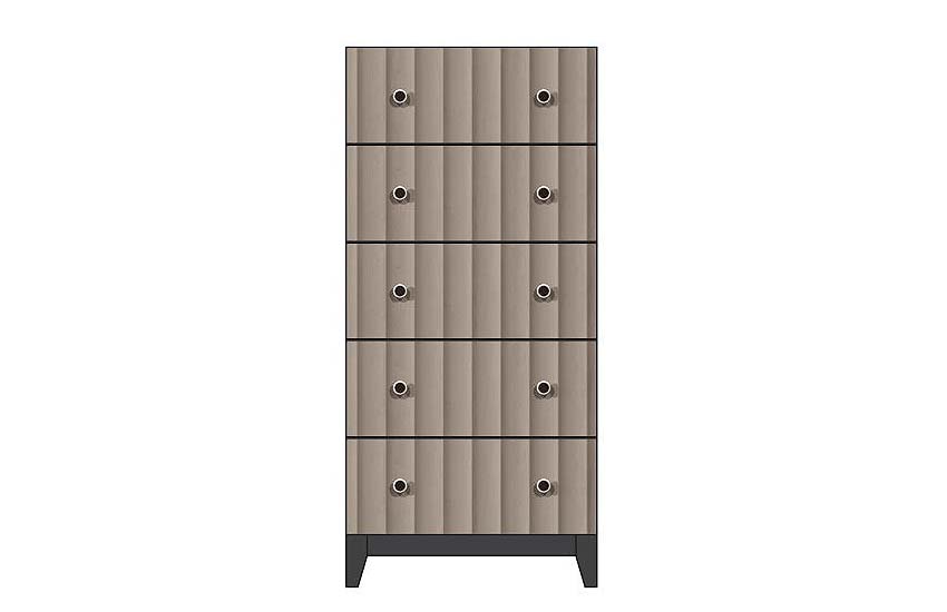 American Modern 24'' Five-Drawer Chest