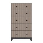 American Modern 28'' Five-Drawer Chest