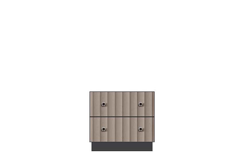 American Modern 24'' Two-Drawer Nightstand
