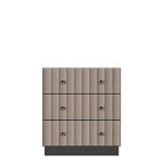 American Modern 28'' Three-Drawer Bedside Chest