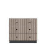 American Modern 36'' Three-Drawer Bedside Chest