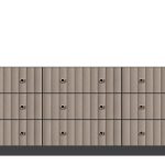 American Modern  84'' Nine-Drawer Dresser