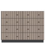 American Modern  56'' Eight-Drawer Dresser