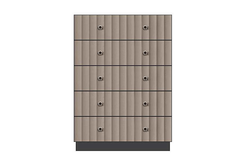 American Modern 36'' Five-Drawer Chest