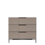 American Modern 36'' Three-Drawer Bedside Chest