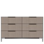 American Modern  56'' Six-Drawer Dresser
