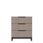 American Modern 28'' Three-Drawer Bedside Chest
