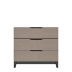 American Modern 36'' Three-Drawer Bedside Chest