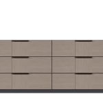 American Modern  72'' Six-Drawer Dresser