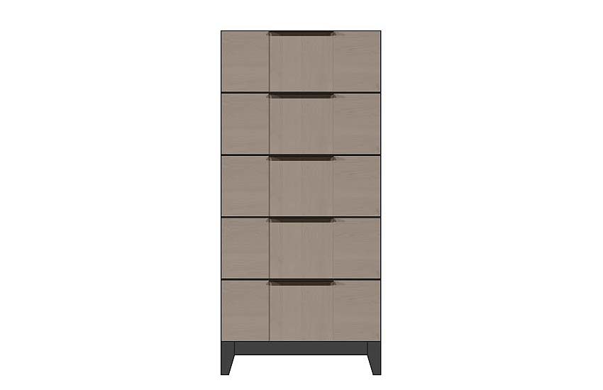 American Modern 24'' Five-Drawer Chest