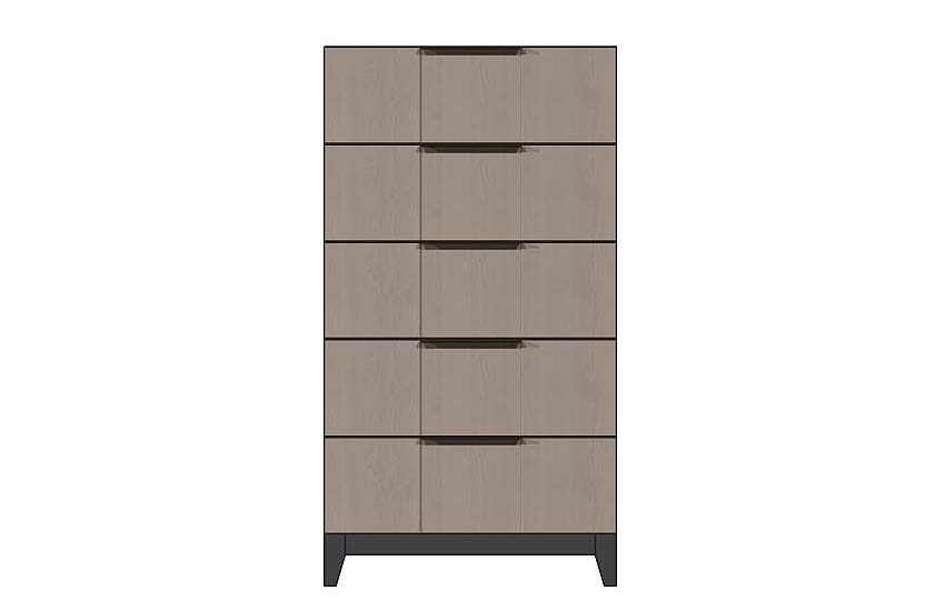 American Modern 28'' Five-Drawer Chest