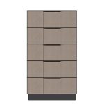 American Modern 28'' Five-Drawer Chest