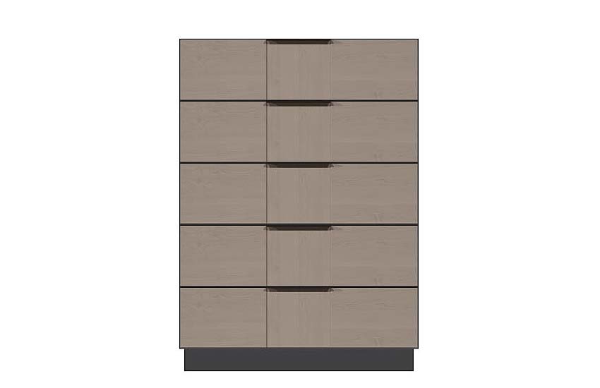American Modern 36'' Five-Drawer Chest