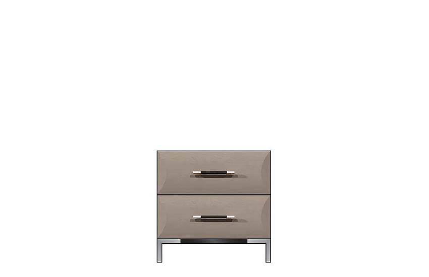 American Modern 24'' Two-Drawer Nightstand