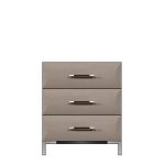 American Modern 28'' Three-Drawer Bedside Chest