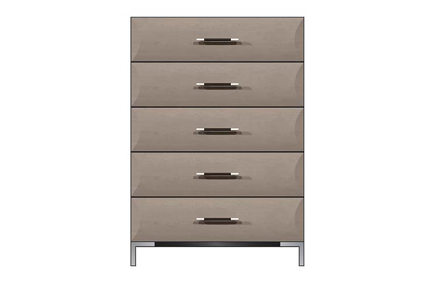American Modern 36'' Five-Drawer Chest