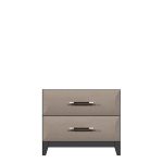 American Modern 28'' Two-Drawer Nightstand