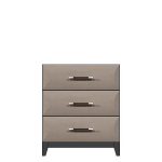American Modern 28'' Three-Drawer Bedside Chest