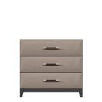 American Modern 36'' Three-Drawer Bedside Chest