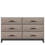 American Modern  56'' Six-Drawer Dresser