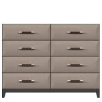 American Modern  56'' Eight-Drawer Dresser