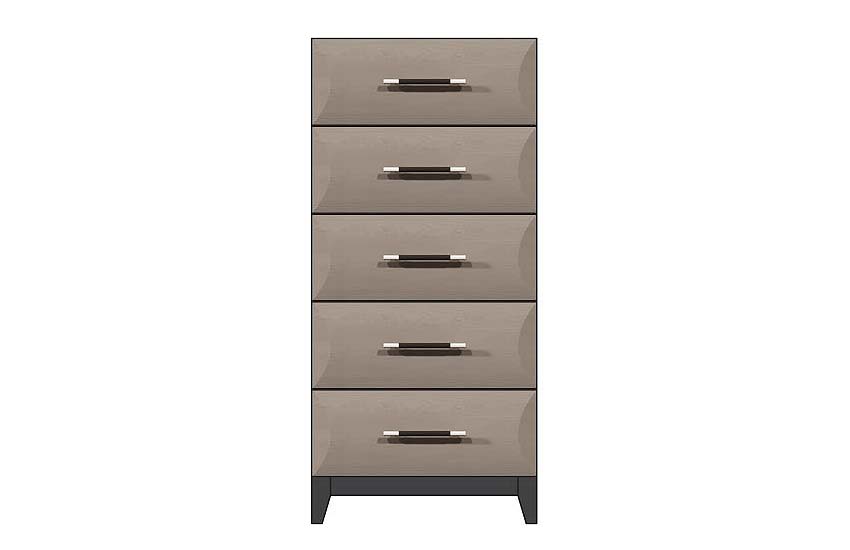 American Modern 24'' Five-Drawer Chest