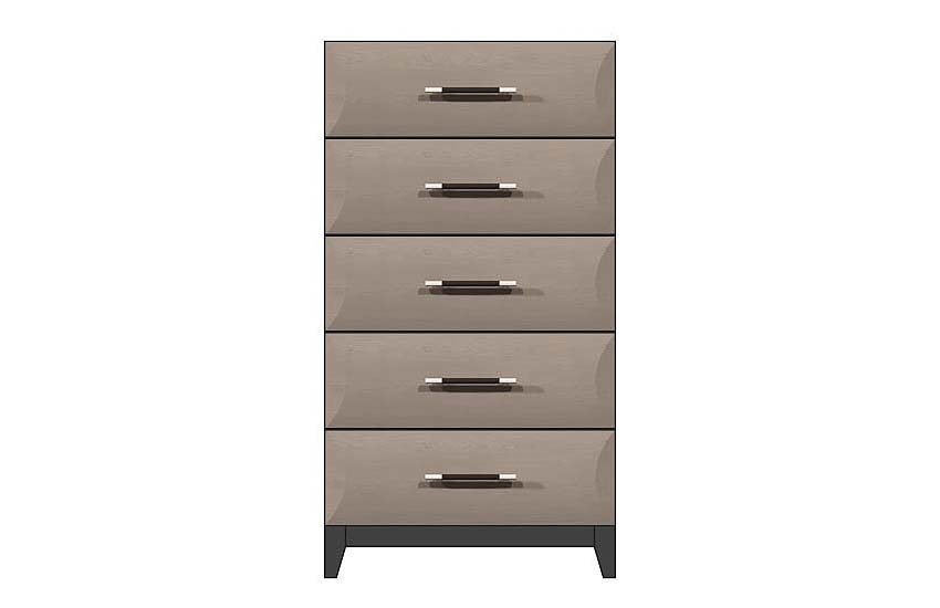 American Modern 28'' Five-Drawer Chest