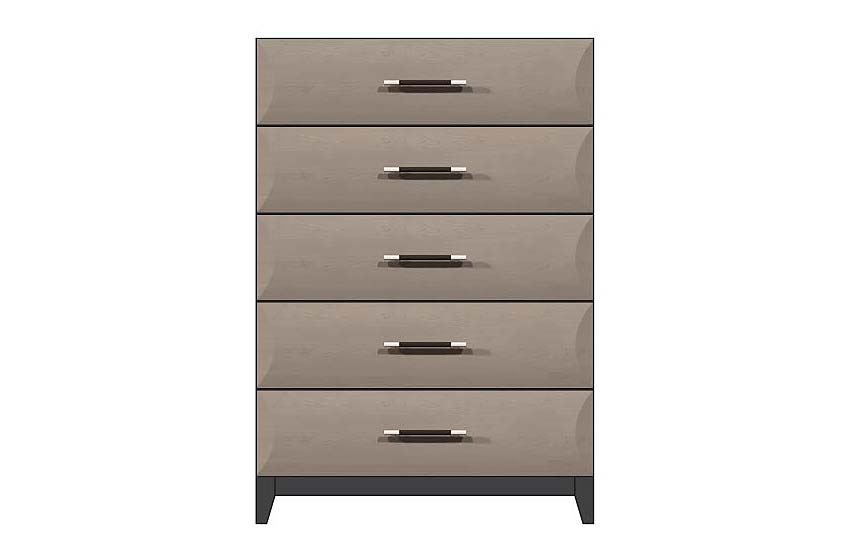 American Modern 36'' Five-Drawer Chest