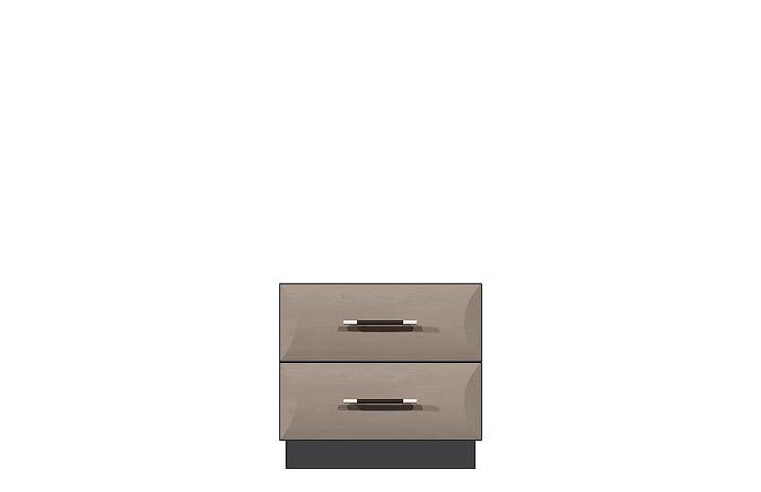 American Modern 24'' Two-Drawer Nightstand