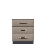 American Modern 28'' Three-Drawer Bedside Chest