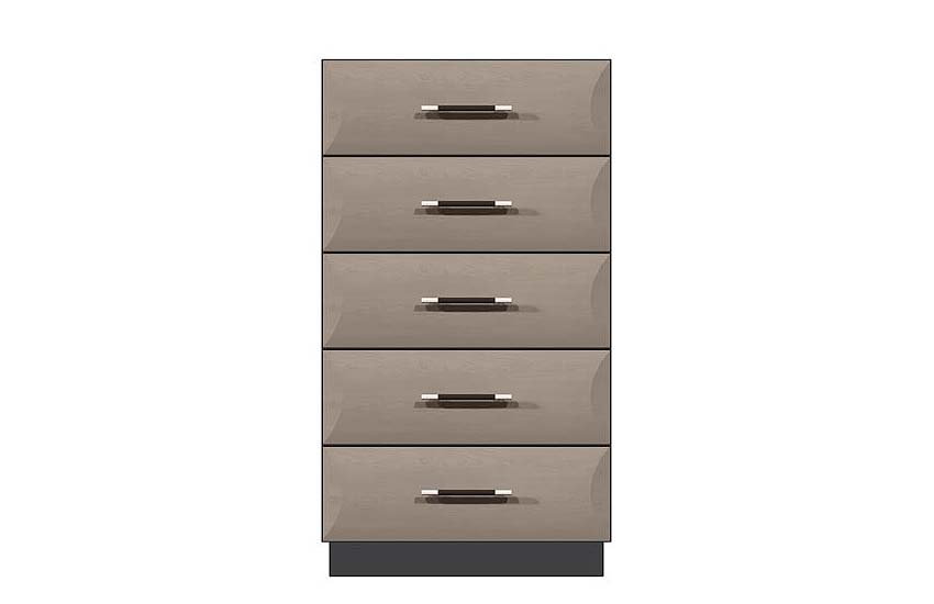 American Modern 28'' Five-Drawer Chest