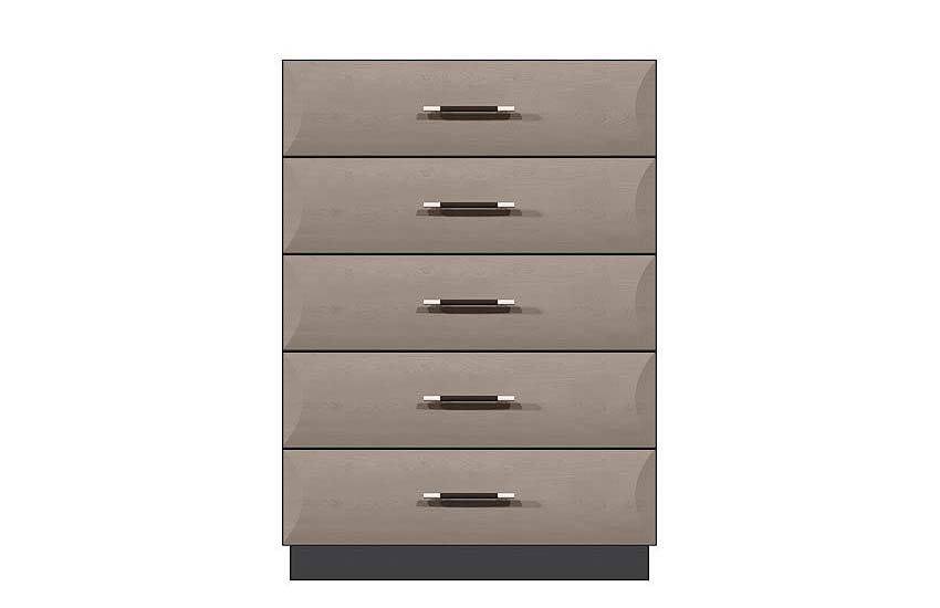 American Modern 36'' Five-Drawer Chest