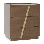 Verrado 28'' Three Drawer Bedside Chest