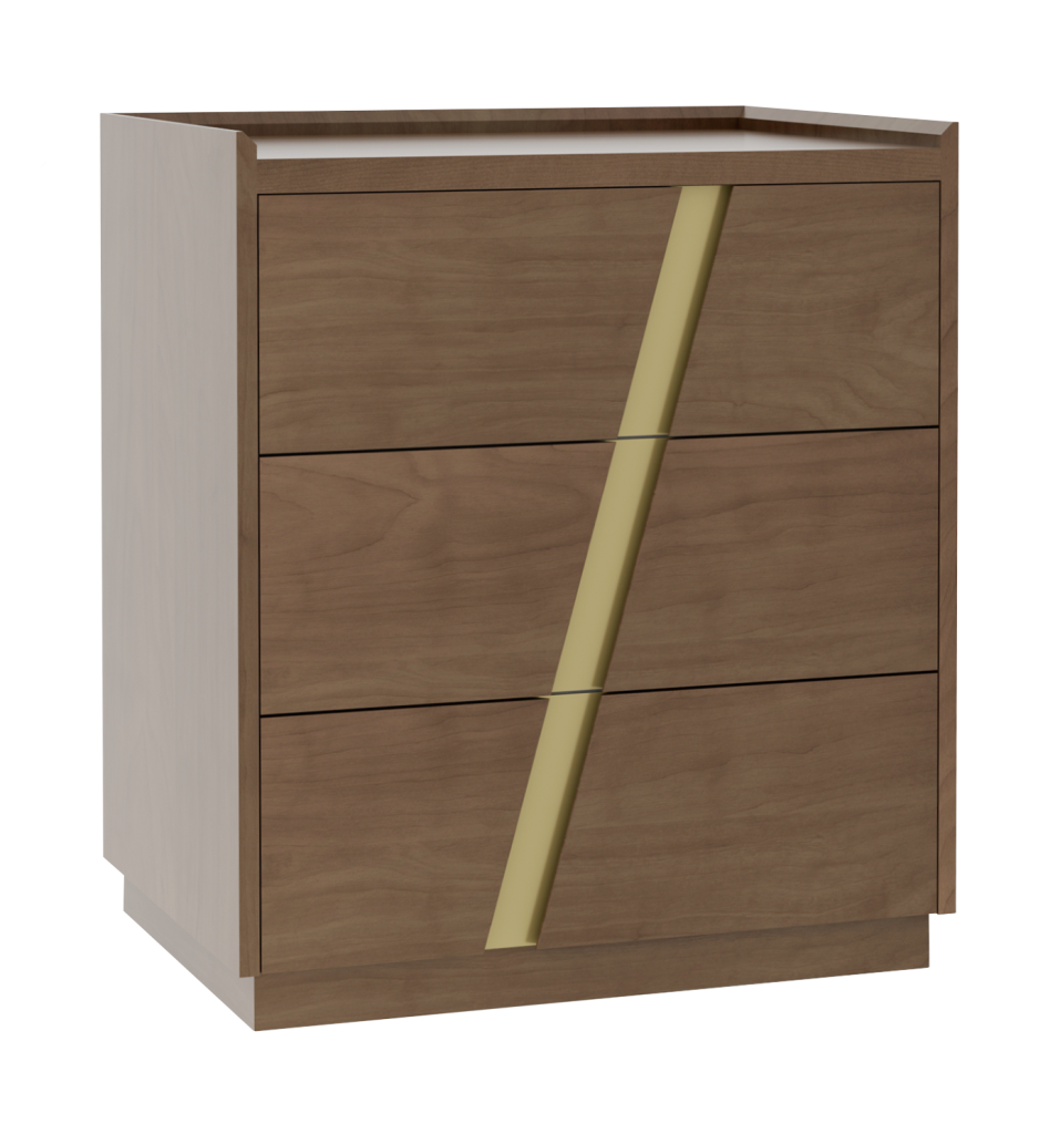 Verrado 28'' Three Drawer Bedside Chest