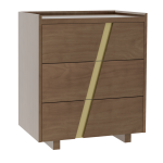 Verrado 28'' Three Drawer Bedside Chest