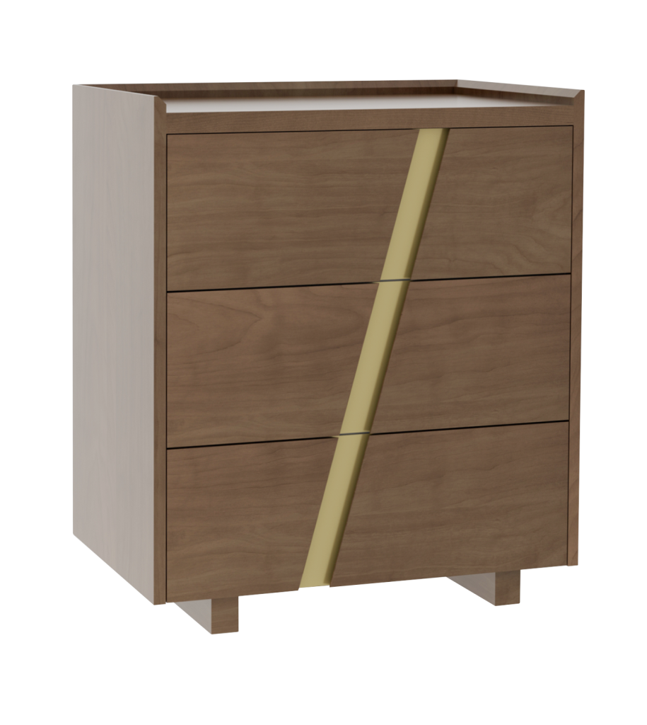 Verrado 28'' Three Drawer Bedside Chest