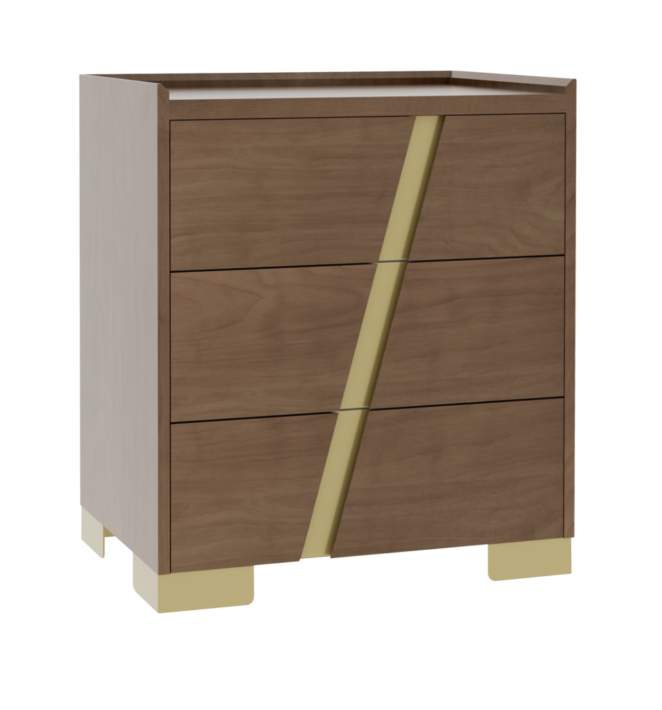 Verrado 28'' Three Drawer Bedside Chest