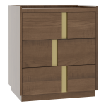 Verrado 28'' Three Drawer Bedside Chest