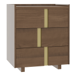 Verrado 28'' Three Drawer Bedside Chest