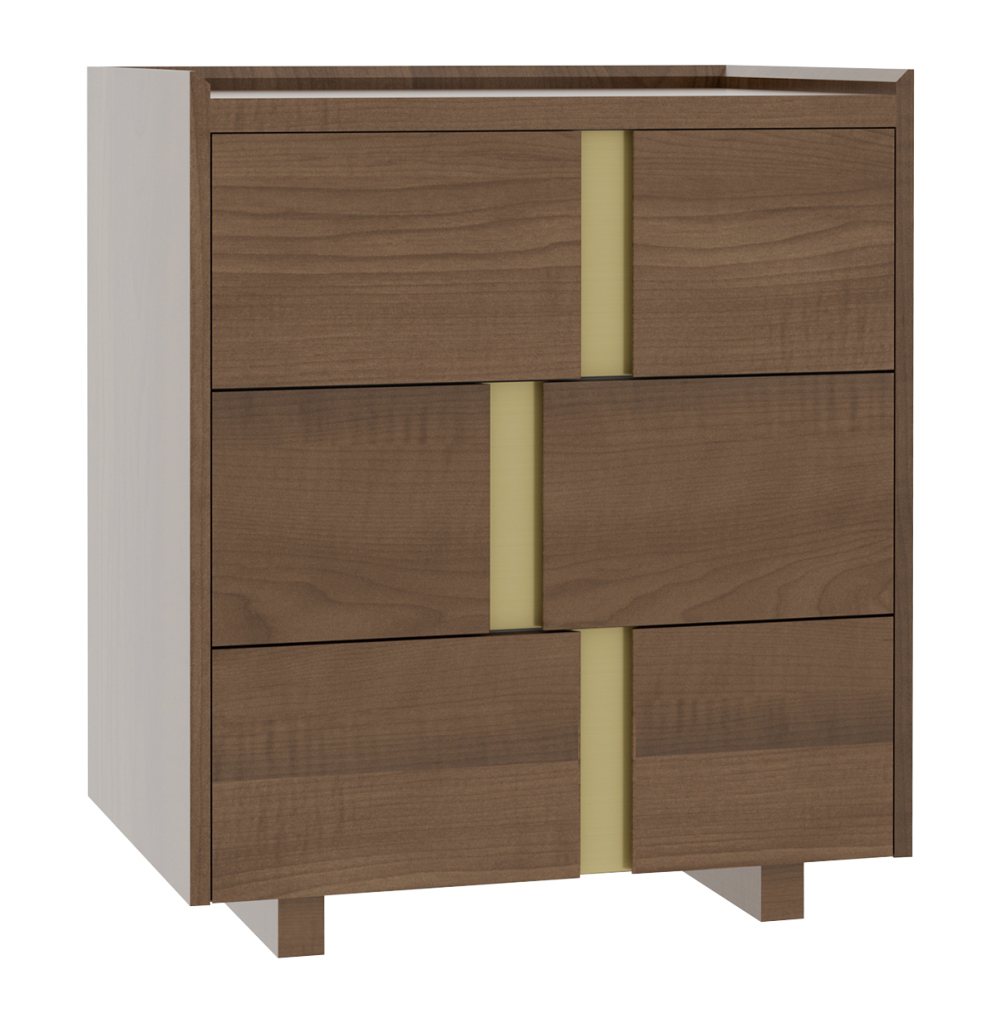 Verrado 28'' Three Drawer Bedside Chest