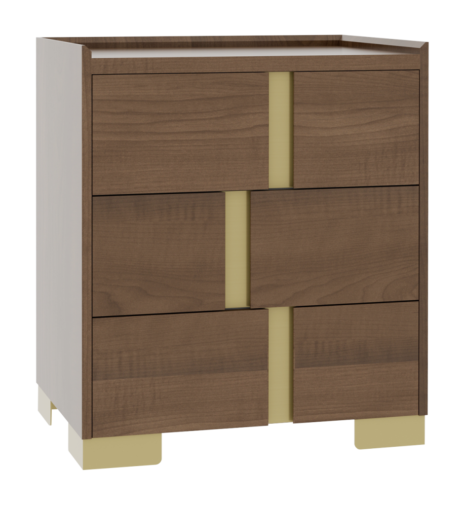 Verrado 28'' Three Drawer Bedside Chest