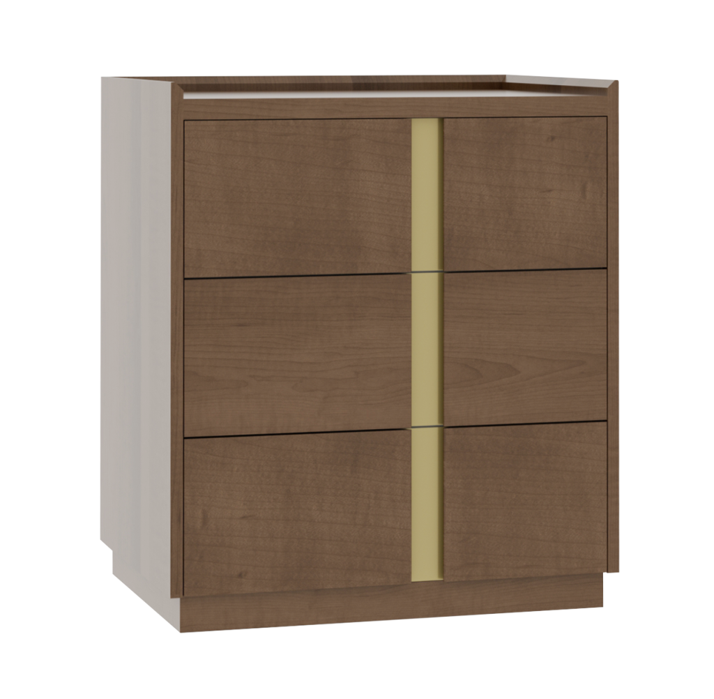 Verrado 28'' Three Drawer Bedside Chest