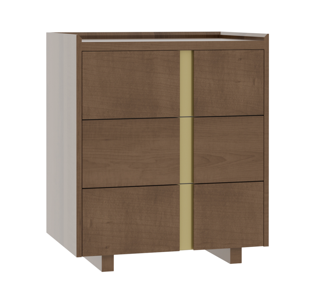 Verrado 28'' Three Drawer Bedside Chest