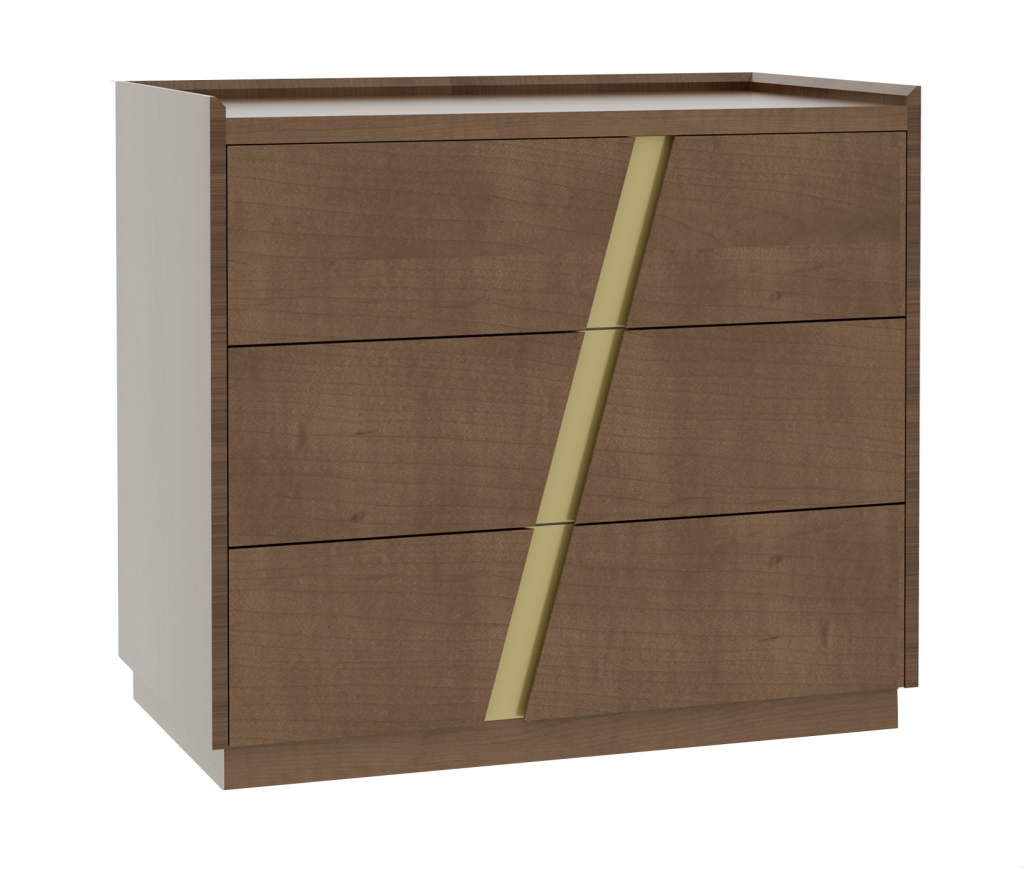 Verrado 36'' Three Drawer Bedside Chest